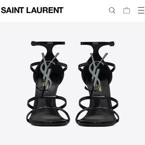 YSL Cassandra Strap heels